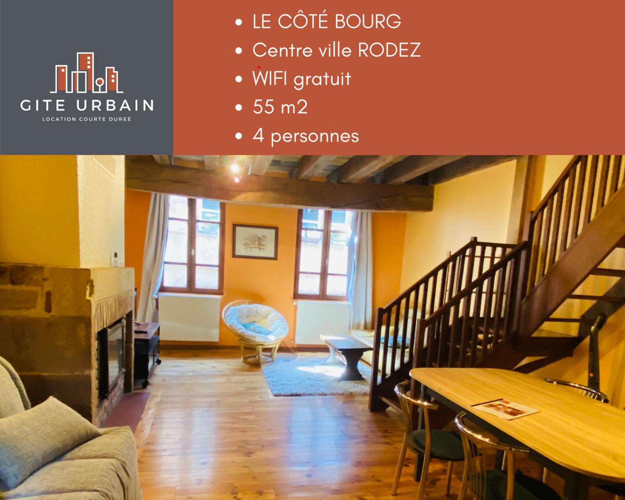 Gite Urbain - Cote Bourg โรเดซ ภายนอก รูปภาพ